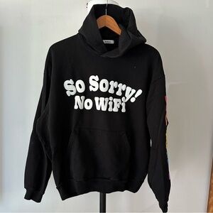 Madhappy Sorry no Wi-Fi hoodie M
